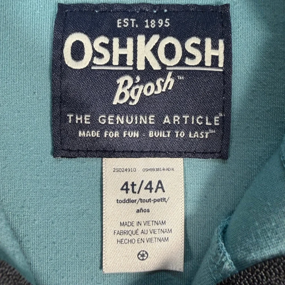 OshKosh Bgosh blue wicking aqua